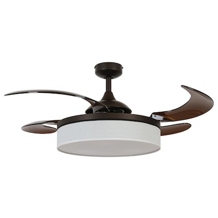 Rayo Fraser 48-inch Oil Rubbed Bronze and Amber AC Ceiling Fan with Light RA2527175